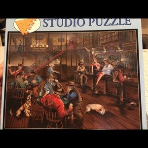 1000 piece puzzle “Old West Saloon”